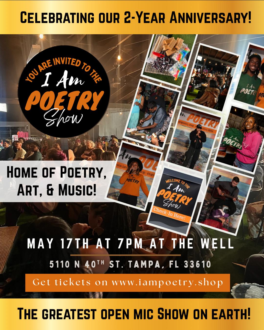 I Am Poetry Open Mic Show (05/17/25)