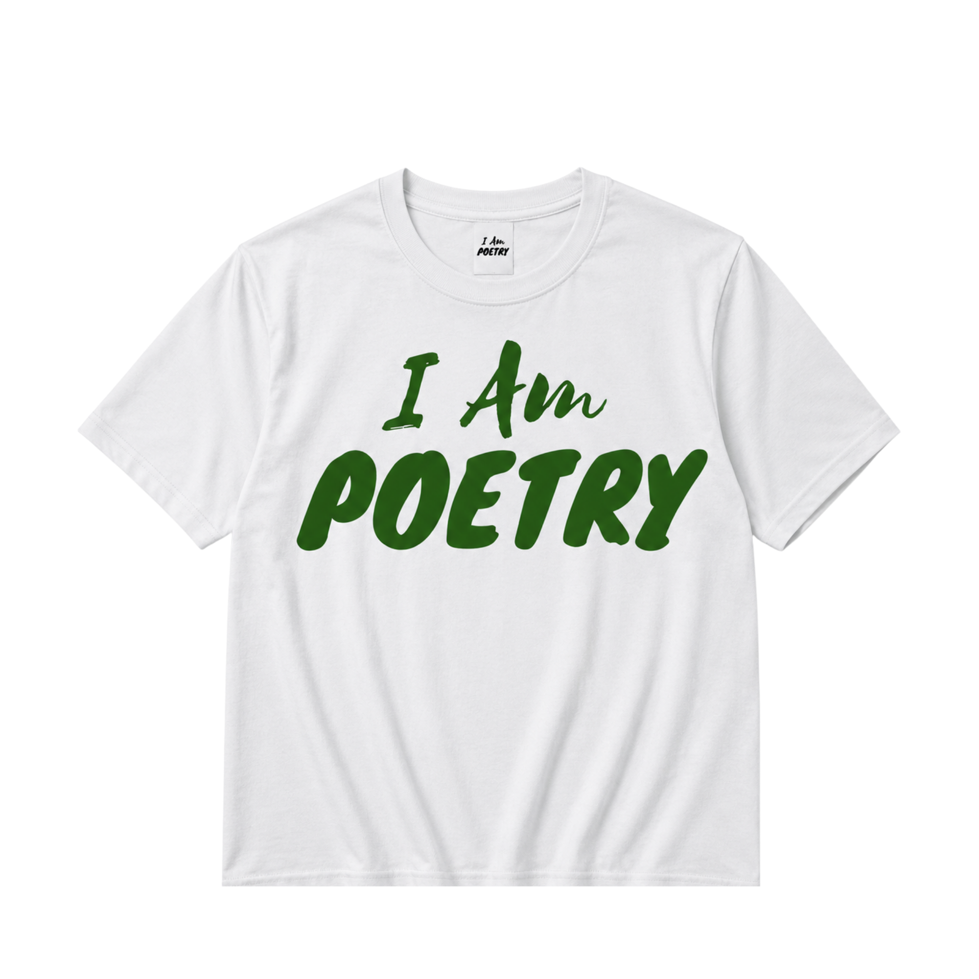 “I Am Poetry” Embroidered Tee