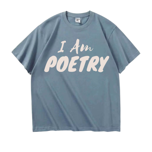 “I Am Poetry” Embroidered Tee