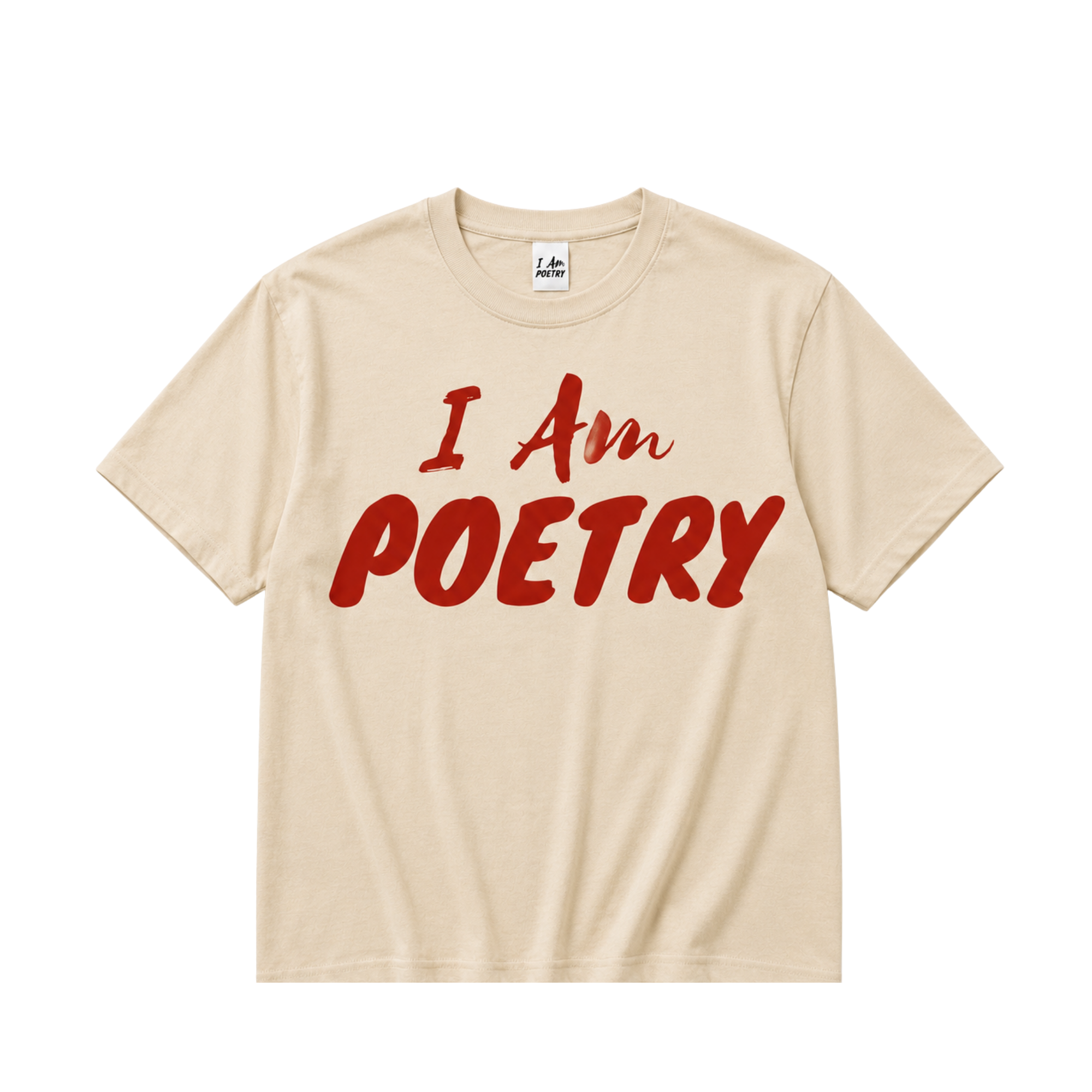 “I Am Poetry” Embroidered Tee