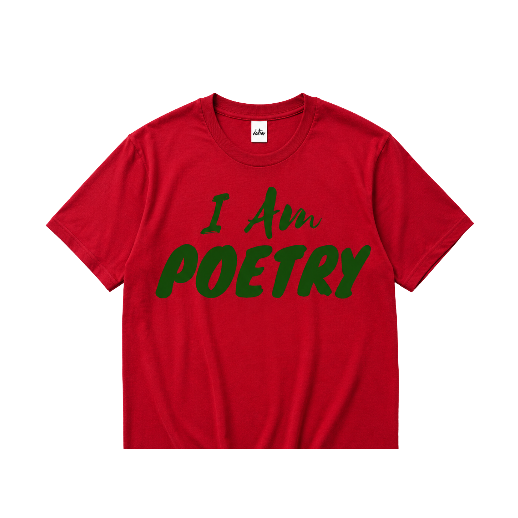 “I Am Poetry” Embroidered Tee