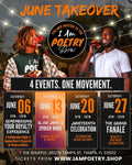 I Am Poetry Show (Open Mic & Night Market) (6/13/26)