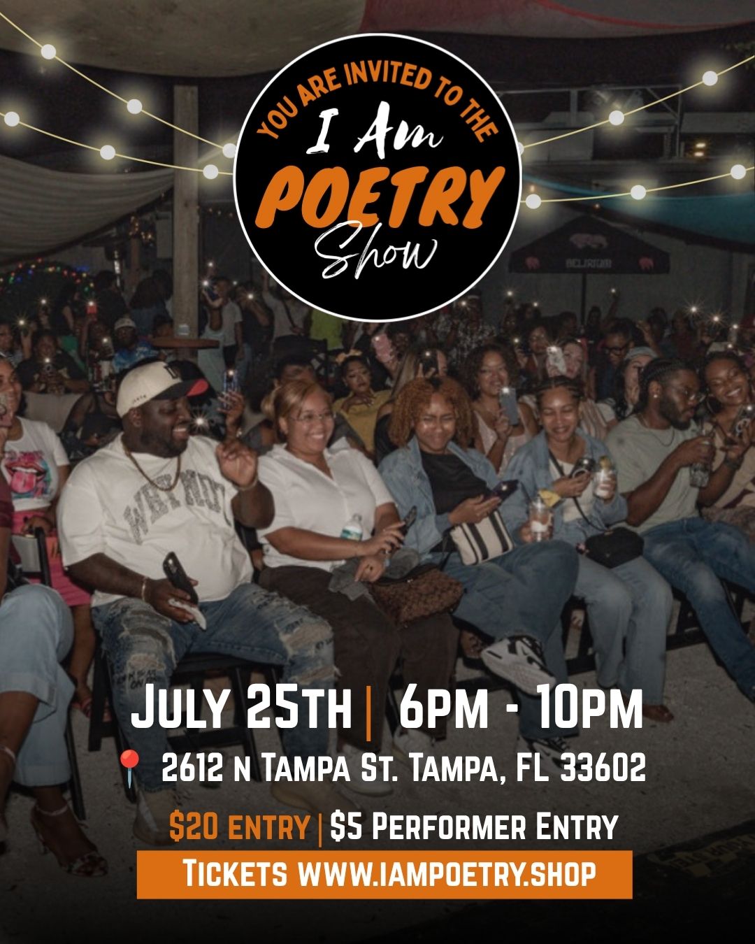 I Am Poetry Show (Open Mic & Night Market) (7/25/26)