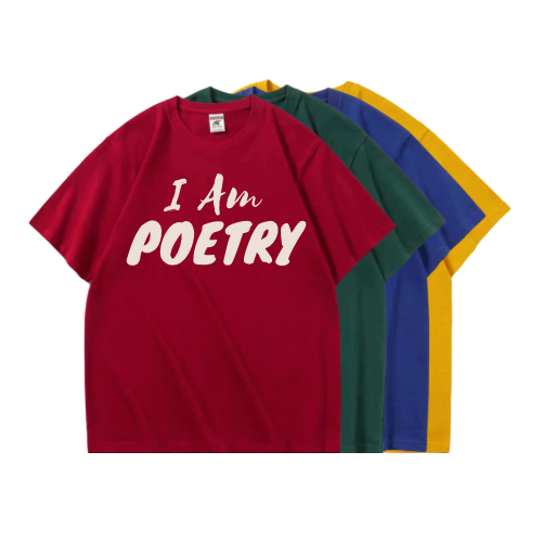 “I Am Poetry” Embroidered Tee