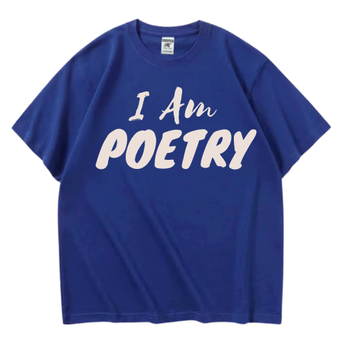 “I Am Poetry” Embroidered Tee