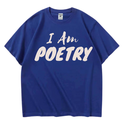 “I Am Poetry” Embroidered Tee