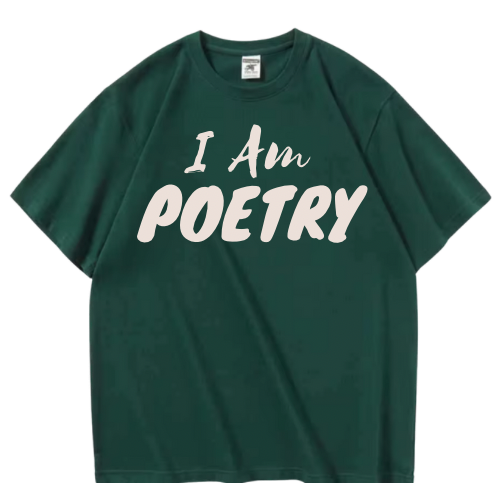 “I Am Poetry” Embroidered Tee