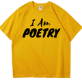 “I Am Poetry” Embroidered Tee