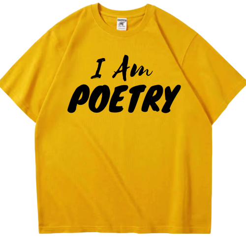 “I Am Poetry” Embroidered Tee