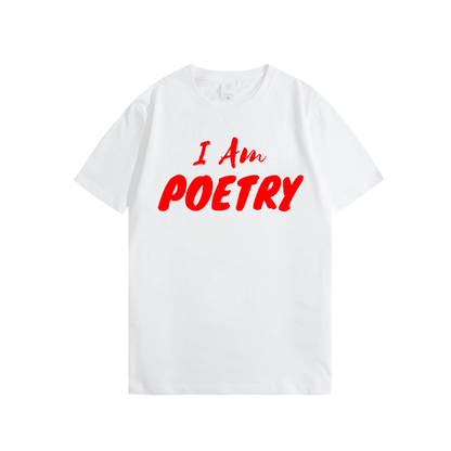 “I Am Poetry” Embroidered Tees