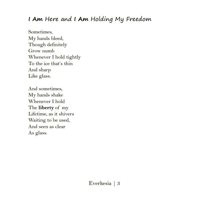 Poem by Everkesia Taylor