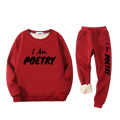 CLEARANCE SALE of "I Am Poetry" Sweatsuit (Only 2 Left!)